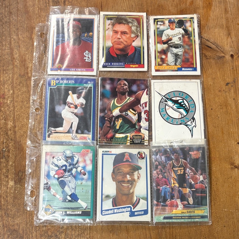 Assorted Sports Trading Cards Collection